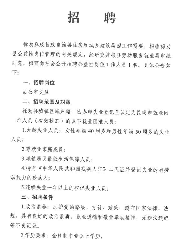 董渠村民委员会最新招聘启事